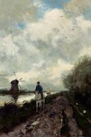 Weissenbruch, Jan Hendrik - On The Tow Path Along The River Amstel